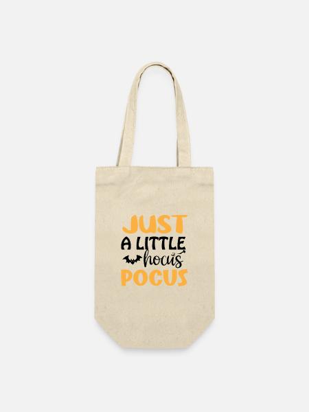 Just a little hocus pocus. - Halloween Design - Geschenkbeutel für Flaschen - Natur