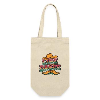Line Dance Line Dance my hobby - Gift Bag for Bottles - nature - Front