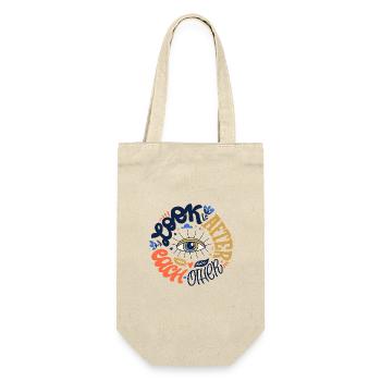 Eye motif - Gift Bag for Bottles - nature - Front