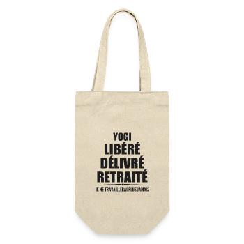 Yogi célèbre sa retraite avec humour cadeau - Sac à bouteille - nature - Devant