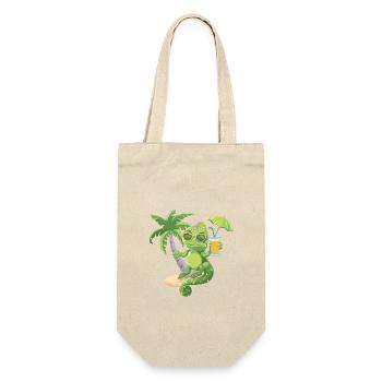 Chameleon Summer Beach Holidays - Gift Bag for Bottles - nature - Front