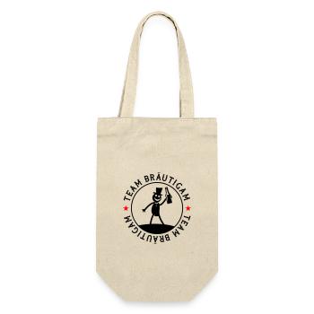 Wedding Groom Team - Gift Bag for Bottles - nature - Front