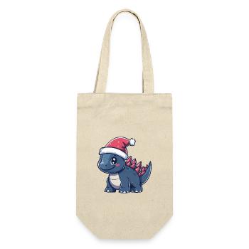 Dinosaure Stegosaurus Noël Mignon - Sac à bouteille - nature - Devant