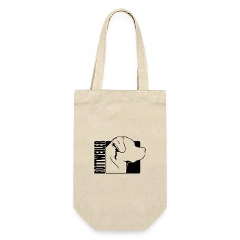 Rottweiler Profil Chiens Chien Wilsigns - Sac à bouteille - nature - Devant