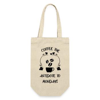 Coffee Espresso Coffee - Gift Bag for Bottles - nature - Front