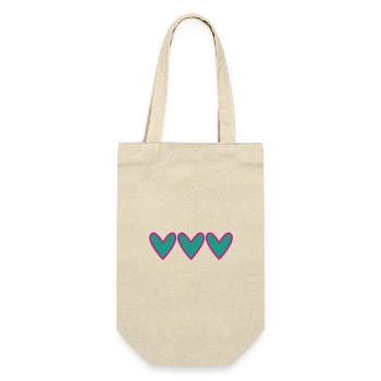 SCHÖNEN MUTTERTAG. MAMA. MUTTERTAG - Geschenkbeutel für Flaschen - Natur - Vorne