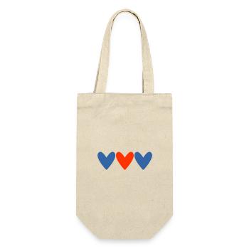 DAD. FATHER'S DAY. HAPPY FATHER'S DAY. HAPPY BIRTHDAY. - Gift Bag for Bottles - nature - Front