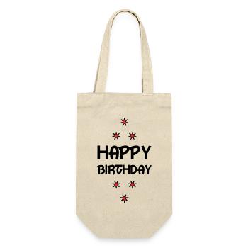 HAPPY BIRTHDAY - Sac à bouteille - nature - Devant