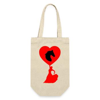 Horse - Gift Bag for Bottles - nature - Front
