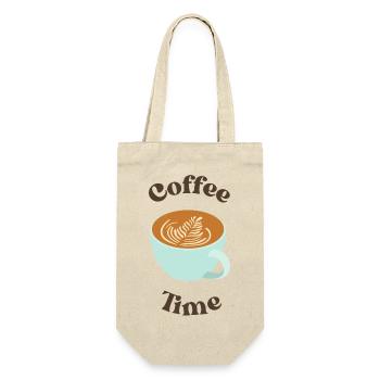 L’heure du café - Sac à bouteille - nature - Devant