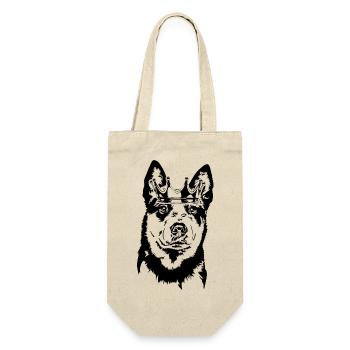 Australian Cattle Dog Crown Dogs Dog Wilsigns - Gift Bag for Bottles - nature - Front