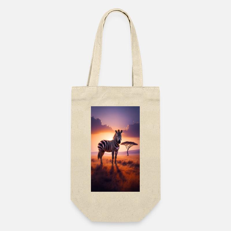 Zebra - Gift Bag for Bottles - nature