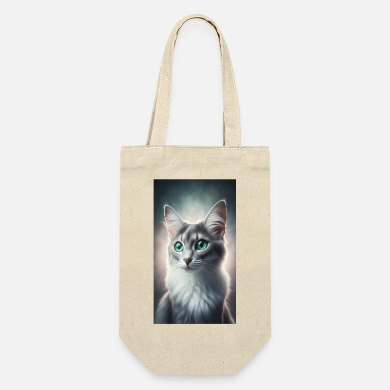 Cat - Gift Bag for Bottles - nature