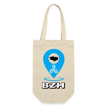 Triskel Breizh Blue - Gift Bag for Bottles - nature - Front
