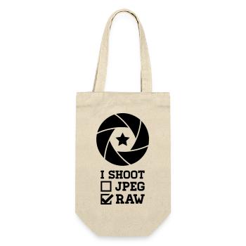 I Shoot Photography – Camera Design for Photographers - Gift Bag for Bottles - nature - Front