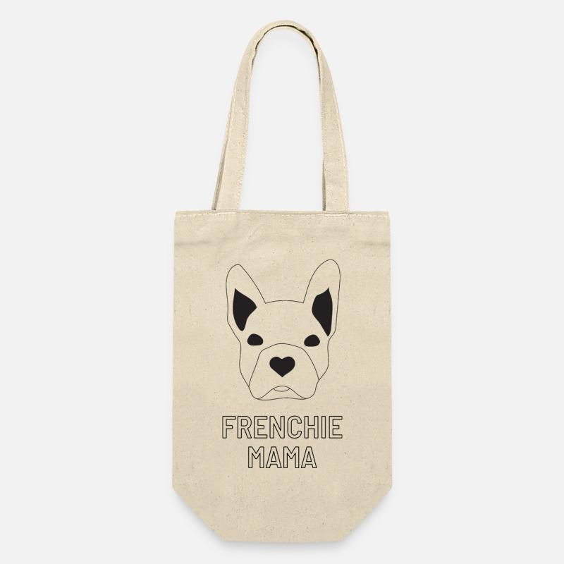 frenchie maman - Sac à bouteille - nature