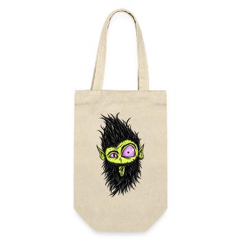 baertiger_Zombie 2 - Geschenkbeutel für Flaschen - Natur - Vorne