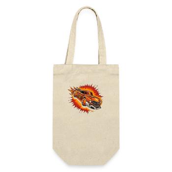 Turbo atomic 2 - Geschenkbeutel für Flaschen - Natur - Vorne