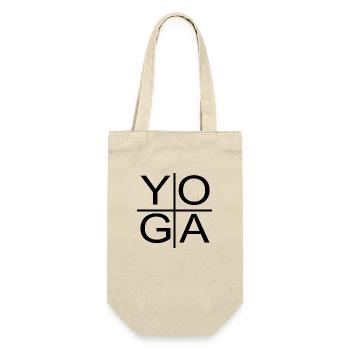 Cool Yoga Saying Gift Yogi - Gift Bag for Bottles - nature - Front