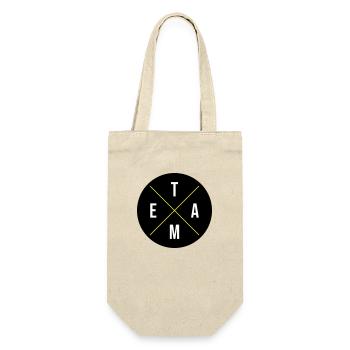 Team Circle - Gift Bag for Bottles - nature - Front