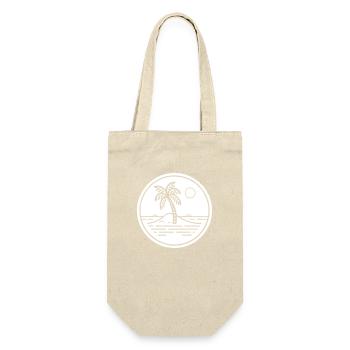 Palm Trees Symbol Beach Island - Gift Bag for Bottles - nature - Front