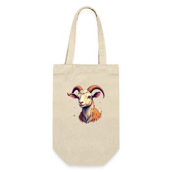 Goat Love - Gift Bag for Bottles - nature - Front