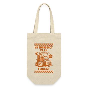 Mon plan d’urgence Survie Forest Prepper - Sac à bouteille - nature - Devant