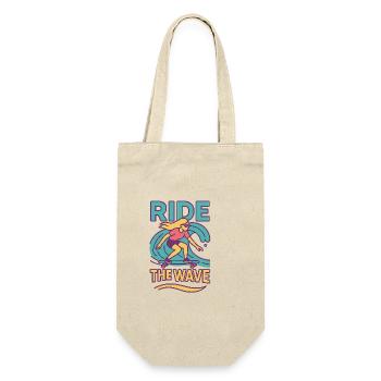 Surfing & Scrolling Theme T-Shirt - Gift Bag for Bottles - nature - Front