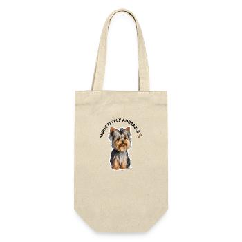 Yorkie with a sweet statement - Gift Bag for Bottles - nature - Front