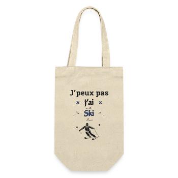 j'peux pas j'ai Ski - Sac à bouteille - nature - Devant