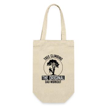 Arboriste Papa Arboricole Chirurgien Grimpeur Coupe-bordures - Sac à bouteille - nature - Devant