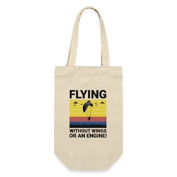 Paragliding Pilot Paraglider Adventures Outdoor - Gift Bag for Bottles - nature - Front