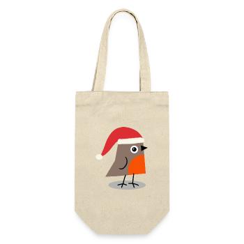 Robin - Gift Bag for Bottles - nature - Front