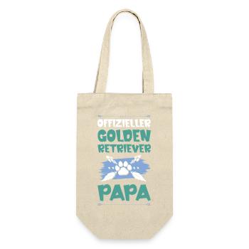 golden retriever dog dad - Gift Bag for Bottles - nature - Front