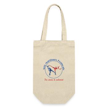 Logo Art Martiaux Français Modern - Sac à bouteille - nature - Devant
