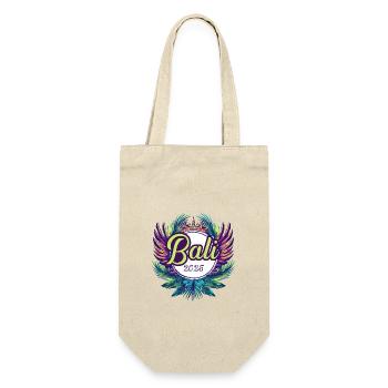 Bali 2025 Team - Gift Bag for Bottles - nature - Front