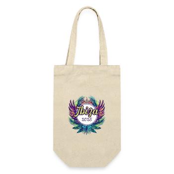 Ibiza 2025 Team - Gift Bag for Bottles - nature - Front
