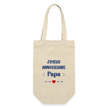 Joyeux Anniversaire papa - Sac à bouteille - nature - Devant