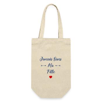 Jamais sans ma Fille - Sac à bouteille - nature - Devant