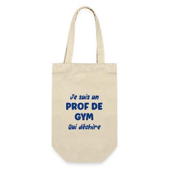 Je suis un prof de gym - Sac à bouteille - nature - Devant