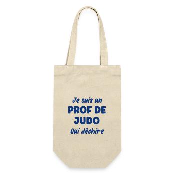Je suis un prof de judo - Sac à bouteille - nature - Devant