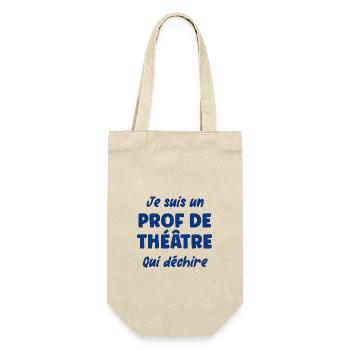 Je suis un prof de théâtre - Sac à bouteille - nature - Devant
