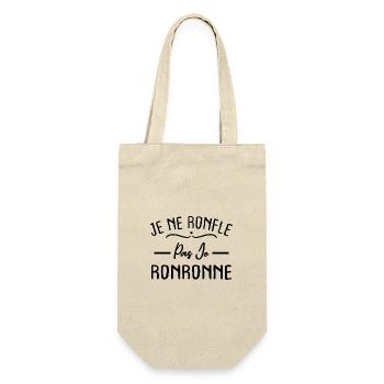 Je ne ronfle pas je ronronne - Sac à bouteille - nature - Devant