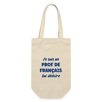 Je suis un prof de français - Sac à bouteille - nature - Devant