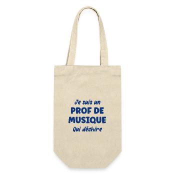 Je suis un prof de musique - Sac à bouteille - nature - Devant