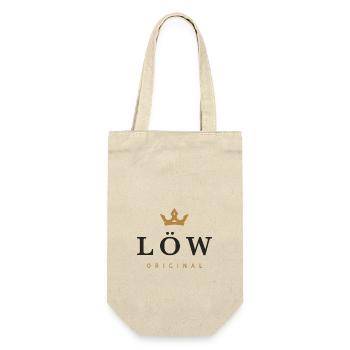 Logo original de la famille Löw - Sac à bouteille - nature - Devant