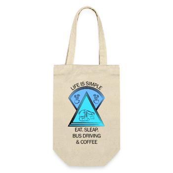 Bus Bus Driver School Bus Bus Driver Coffee - Gift Bag for Bottles - nature - Front