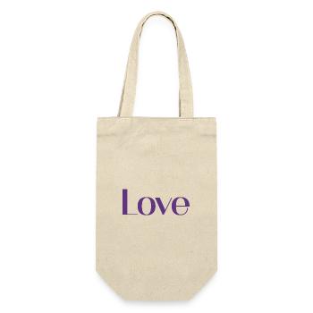 I LOVE YOU. LOVE. COUPLE. JUST MARRIED. bachelorette party. LOVE - Gift Bag for Bottles - nature - Front