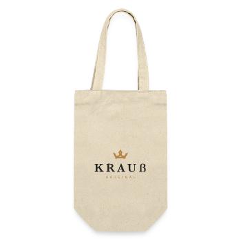 Krauß Original Family Logo - Gift Bag for Bottles - nature - Front