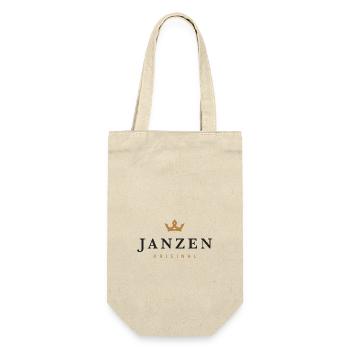 Janzen Original Family Logo - Gift Bag for Bottles - nature - Front